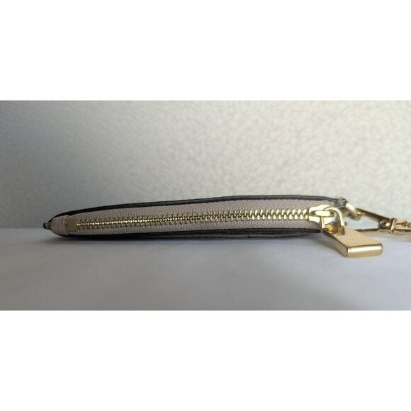 Michael Kors Leather Coin Purse Wristlet With Internal Keychain Pink Gold $78 - Picture 7 of 12